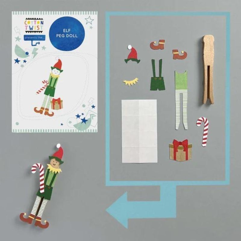 Cotton Twist Make Your Own Elf Peg Doll